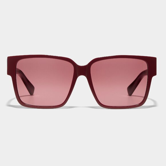 BNWT SS25 BOTTEGA VENETA BURGUNDY SUNGLASSES BV1287SA 003 - Picture 9 of 9